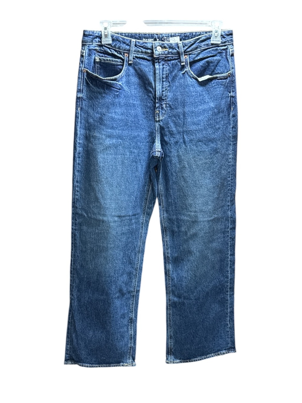 Old Navy blue high-rise wide-leg jeans Size 12 NWT